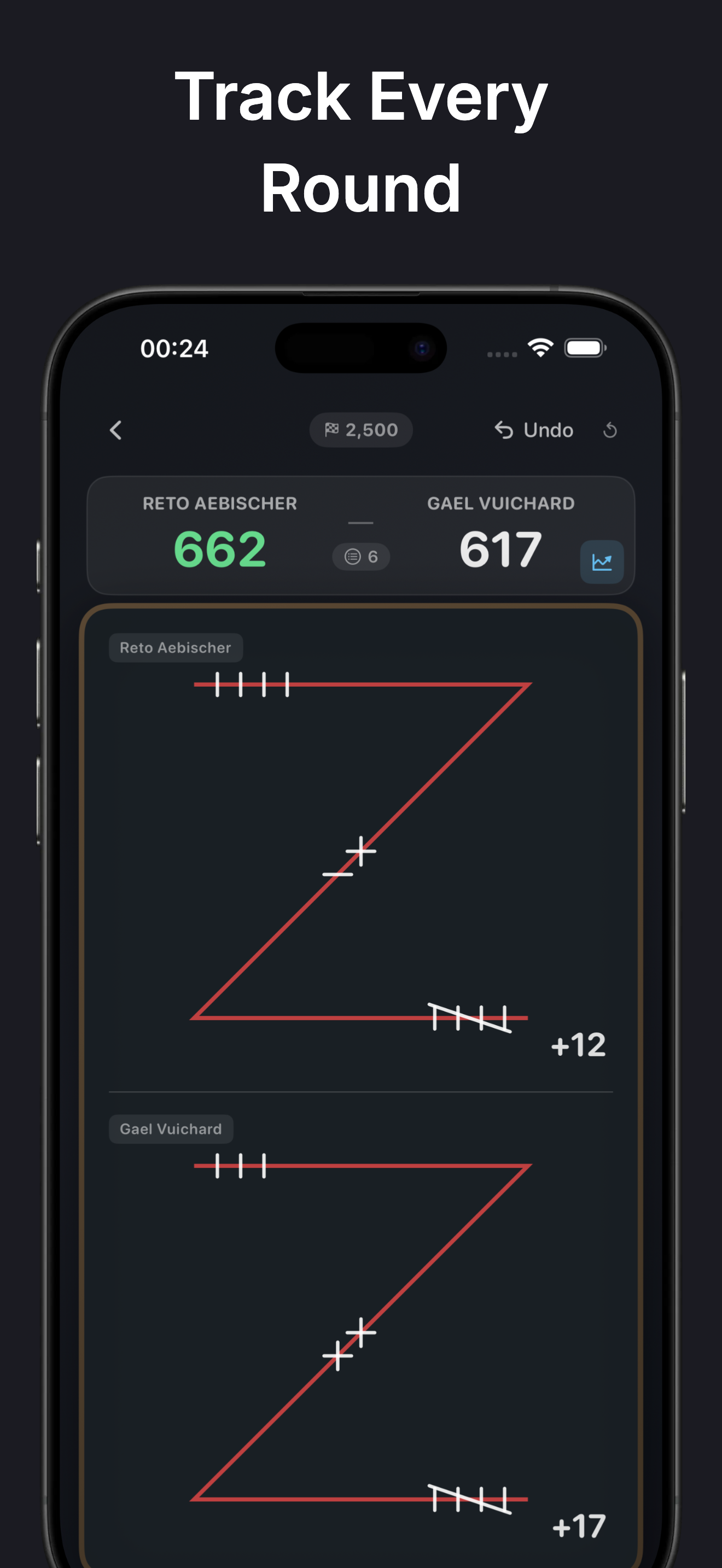JassScore iPhone screenshot 3